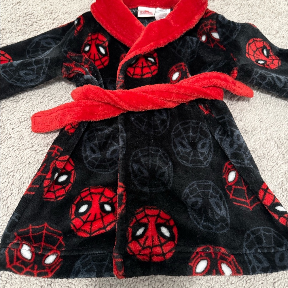 Spider man toddler pajama robe - Picture 3 of 4